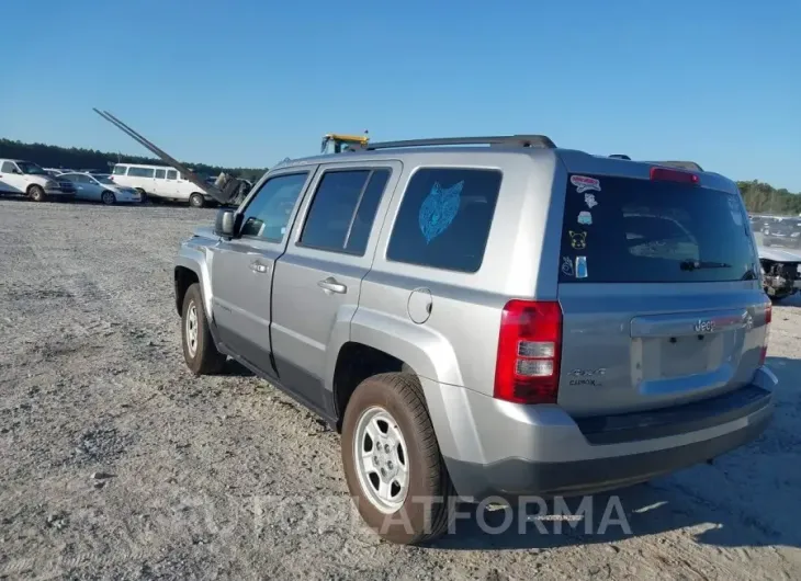 JEEP PATRIOT 2016 vin 1C4NJRBBXGD692177 from auto auction Iaai