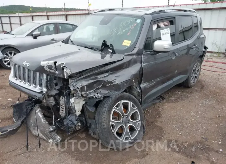 JEEP RENEGADE 2017 vin ZACCJADBXHPE47257 from auto auction Iaai