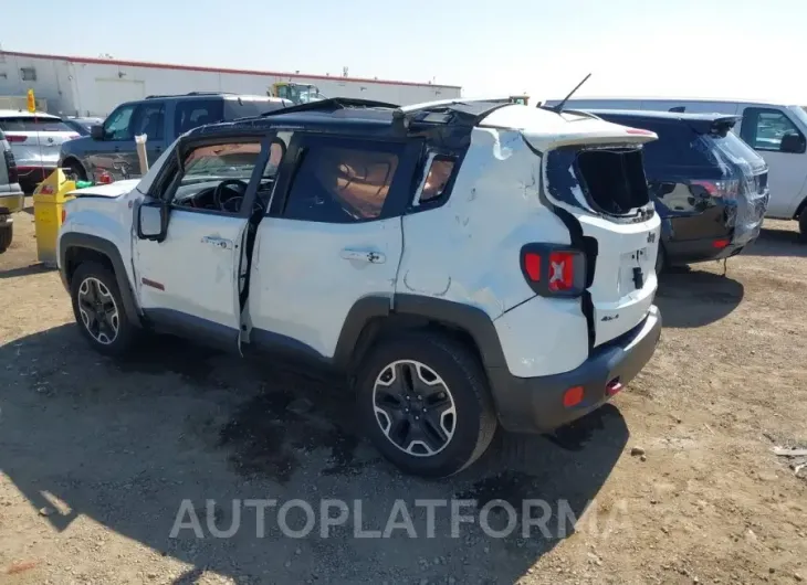 JEEP RENEGADE 2016 vin ZACCJBCT7GPD80423 from auto auction Iaai