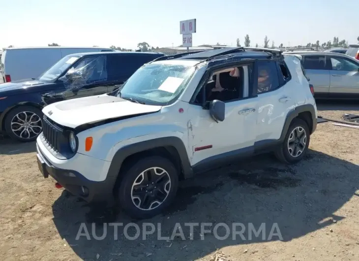 JEEP RENEGADE 2016 vin ZACCJBCT7GPD80423 from auto auction Iaai