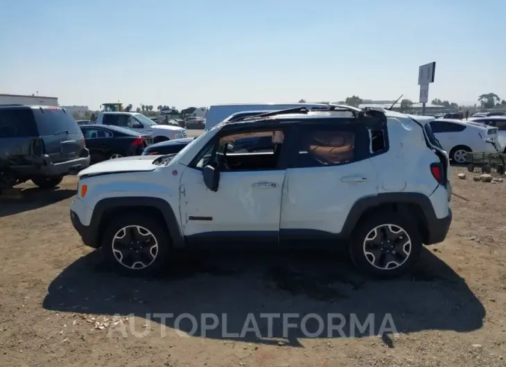 JEEP RENEGADE 2016 vin ZACCJBCT7GPD80423 from auto auction Iaai