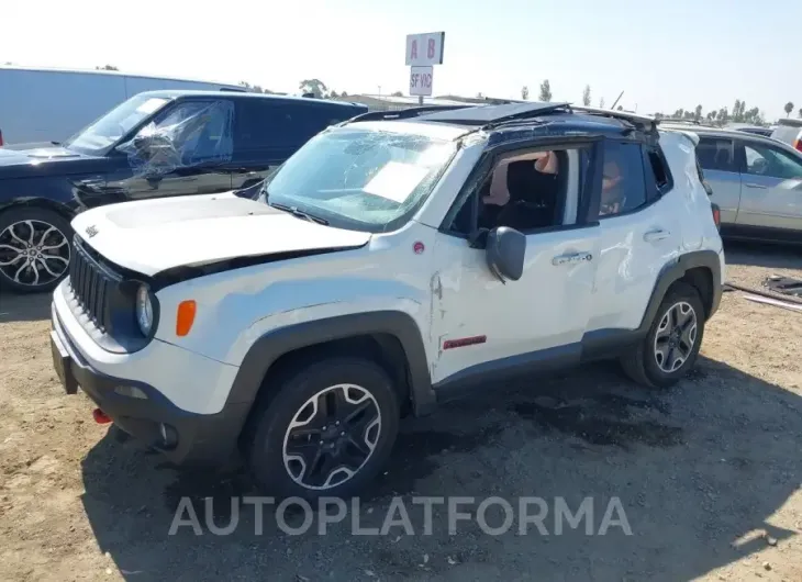 JEEP RENEGADE 2016 vin ZACCJBCT7GPD80423 from auto auction Iaai