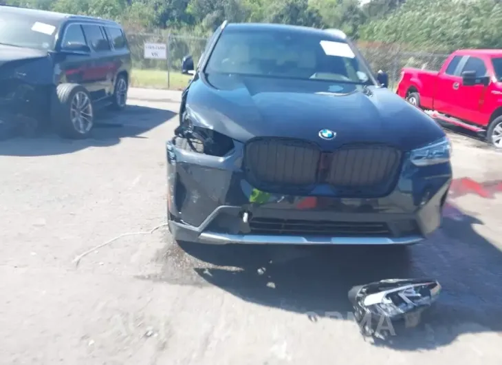 BMW X3 2022 vin 5UX43DP08N9K63036 from auto auction Iaai