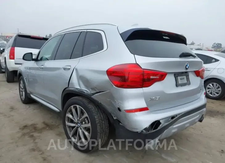 BMW X3 2019 vin 5UXTR7C57KLR51735 from auto auction Iaai