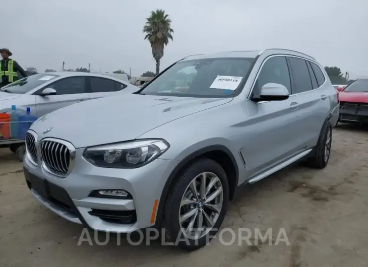 BMW X3 2019 vin 5UXTR7C57KLR51735 from auto auction Iaai