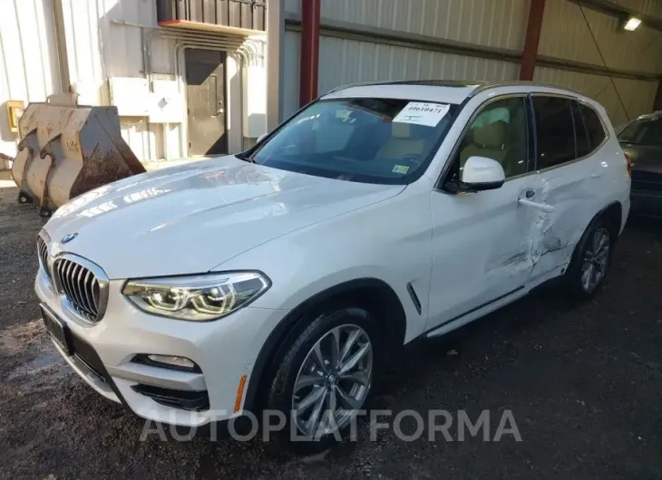 BMW X3 2019 vin 5UXTR9C5XKLD96682 from auto auction Iaai