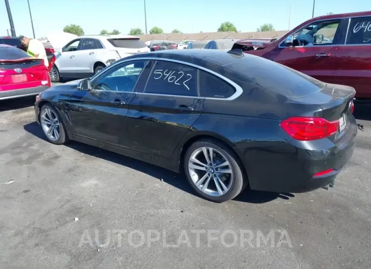 BMW 430I GRAN COUPE 2019 vin WBA4J1C5XKBM15746 from auto auction Iaai