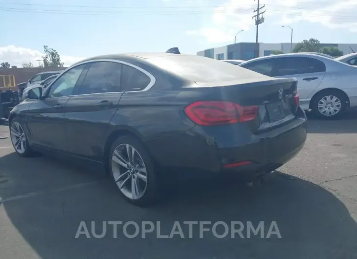 BMW 430I GRAN COUPE 2019 vin WBA4J1C5XKBM15746 from auto auction Iaai