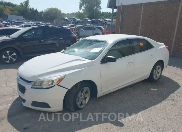 CHEVROLET MALIBU 2015 vin 1G11B5SL8FF270739 from auto auction Iaai