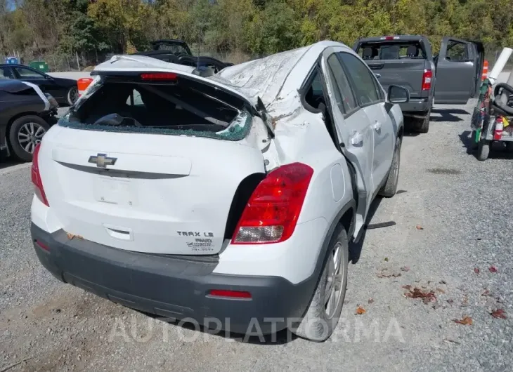 CHEVROLET TRAX 2016 vin 3GNCJNSB4GL276840 from auto auction Iaai