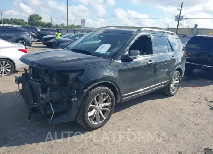 FORD EXPLORER 2015 vin 1FM5K7D87FGA76562 from auto auction Iaai