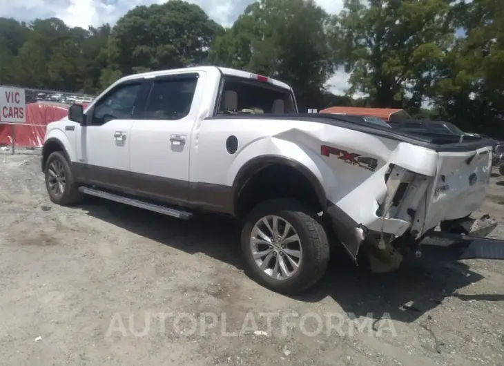 FORD F-150 2016 vin 1FTFW1EG0GKD69637 from auto auction Iaai