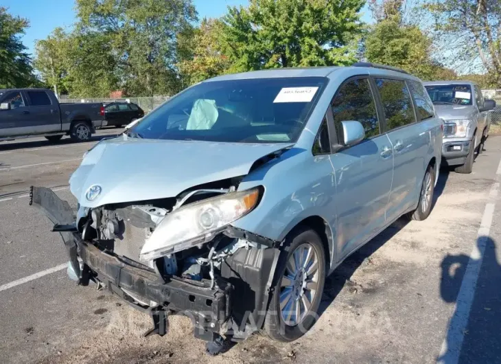 TOYOTA SIENNA 2015 vin 5TDDK3DCXFS116667 from auto auction Iaai