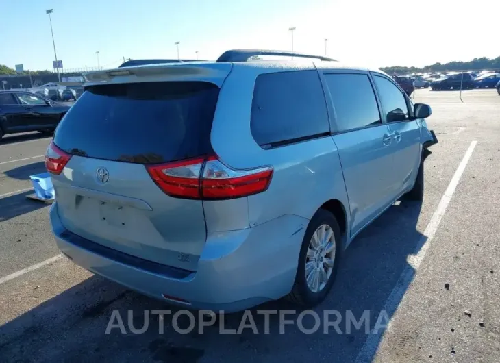 TOYOTA SIENNA 2015 vin 5TDDK3DCXFS116667 from auto auction Iaai