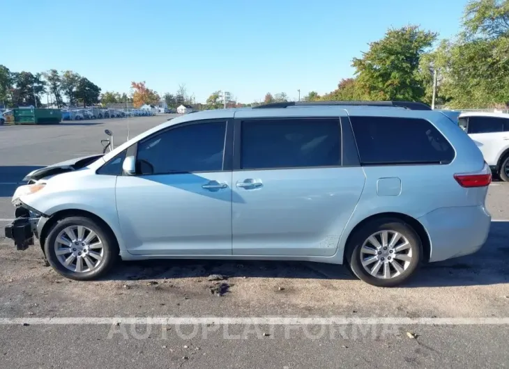 TOYOTA SIENNA 2015 vin 5TDDK3DCXFS116667 from auto auction Iaai