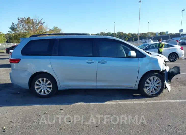 TOYOTA SIENNA 2015 vin 5TDDK3DCXFS116667 from auto auction Iaai