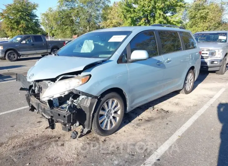 TOYOTA SIENNA 2015 vin 5TDDK3DCXFS116667 from auto auction Iaai