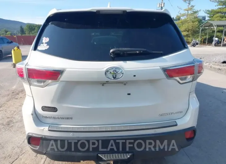 TOYOTA HIGHLANDER 2016 vin 5TDDKRFH7GS291178 from auto auction Iaai