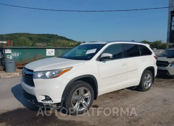 TOYOTA HIGHLANDER 2016 vin 5TDDKRFH7GS291178 from auto auction Iaai