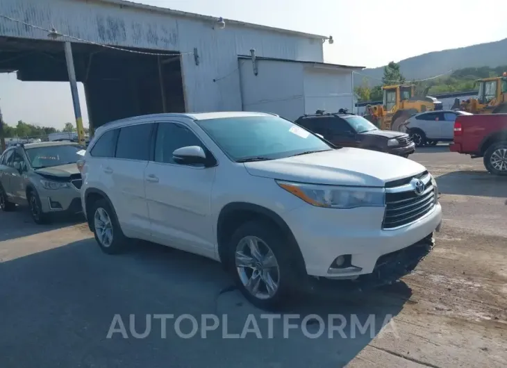 TOYOTA HIGHLANDER 2016 vin 5TDDKRFH7GS291178 from auto auction Iaai