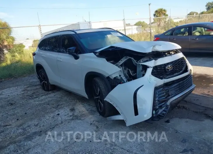 TOYOTA HIGHLANDER 2021 vin 5TDLZRAHXMS078851 from auto auction Iaai