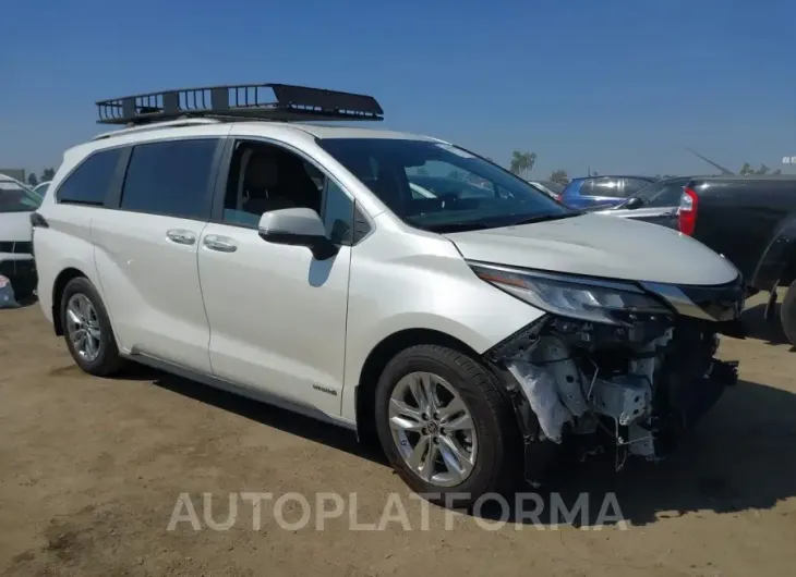 TOYOTA SIENNA 2021 vin 5TDZRKEC6MS041652 from auto auction Iaai