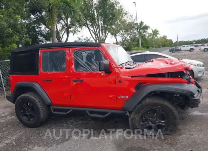 JEEP WRANGLER UNLIMITED 2020 vin 1C4HJXDG4LW109658 from auto auction Iaai