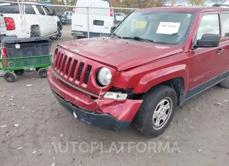 JEEP PATRIOT 2016 vin 1C4NJPBA8GD575211 from auto auction Iaai