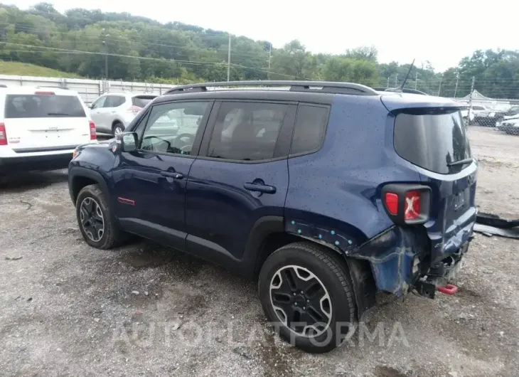 JEEP RENEGADE 2016 vin ZACCJBCT0GPD98309 from auto auction Iaai