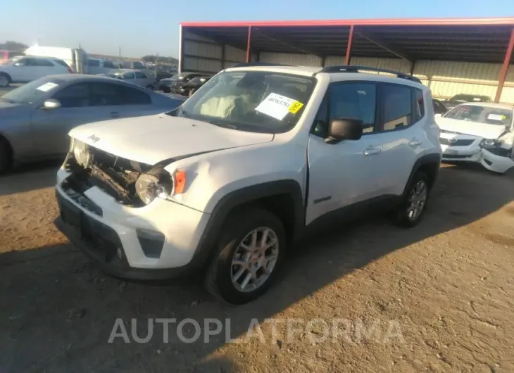 JEEP RENEGADE 2022 vin ZACNJDB19NPN43166 from auto auction Iaai