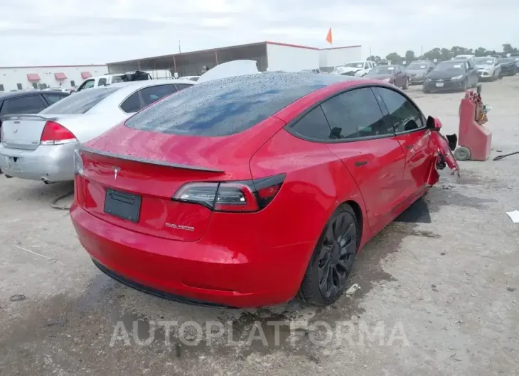 TESLA MODEL 3 2022 vin 5YJ3E1ECXNF178644 from auto auction Iaai