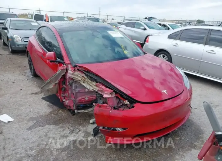 TESLA MODEL 3 2022 vin 5YJ3E1ECXNF178644 from auto auction Iaai