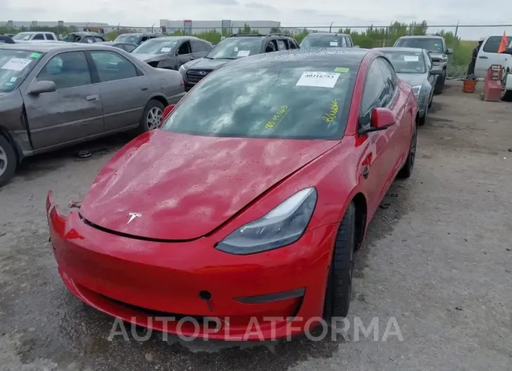 TESLA MODEL 3 2022 vin 5YJ3E1ECXNF178644 from auto auction Iaai