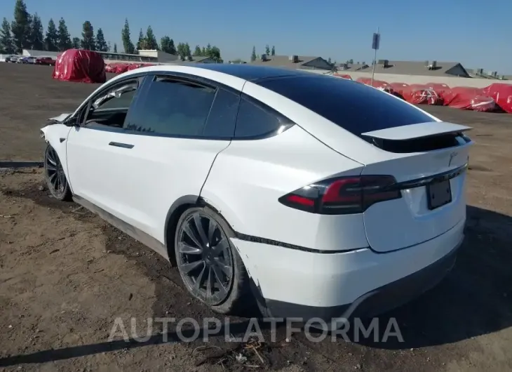 TESLA MODEL X 2022 vin 7SAXCDE57NF339917 from auto auction Iaai