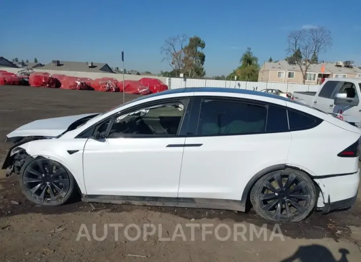 TESLA MODEL X 2022 vin 7SAXCDE57NF339917 from auto auction Iaai