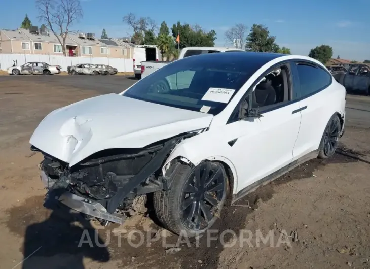 TESLA MODEL X 2022 vin 7SAXCDE57NF339917 from auto auction Iaai