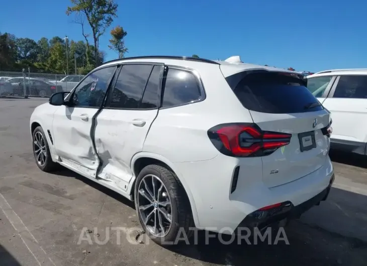 BMW X3 2023 vin 5UX83DP00P9T21063 from auto auction Iaai