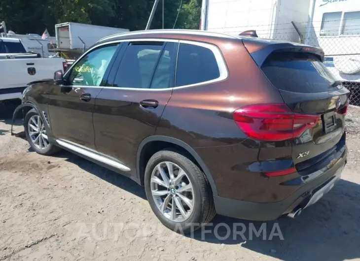 BMW X3 2019 vin 5UXTR9C52KLE21932 from auto auction Iaai