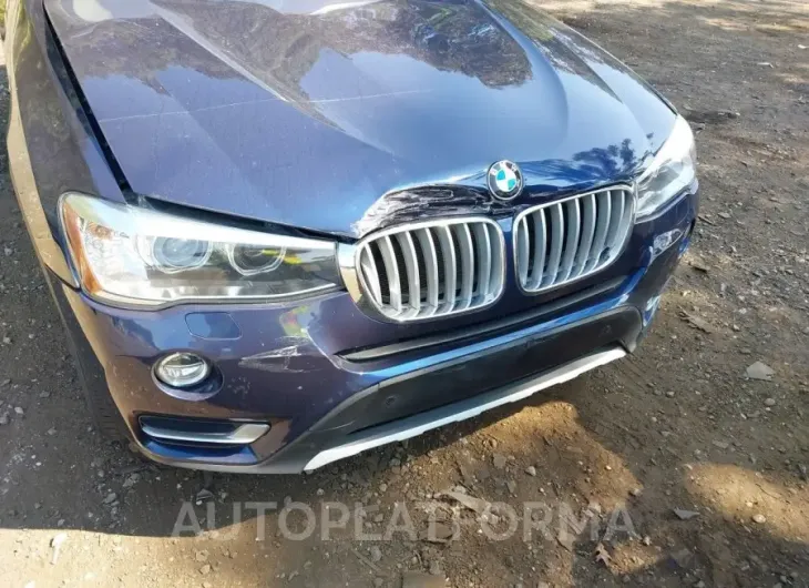 BMW X3 2016 vin 5UXWX9C55G0D75234 from auto auction Iaai