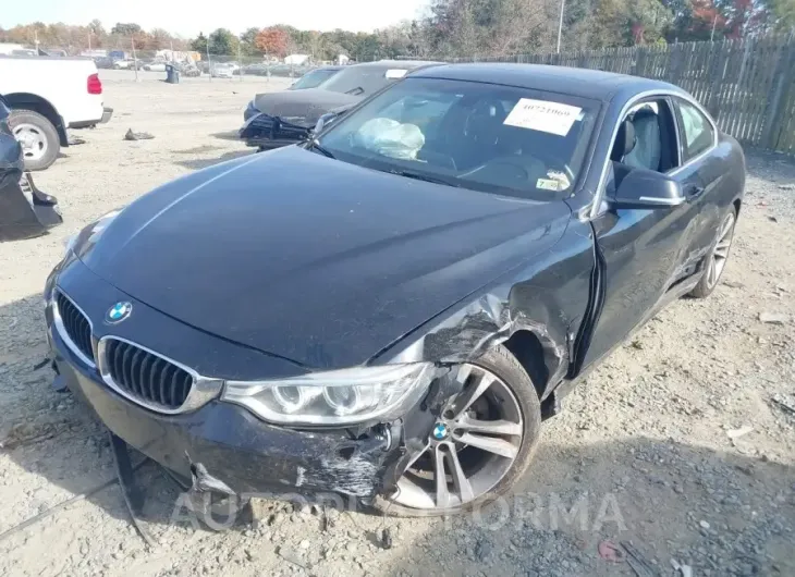 BMW 428I 2016 vin WBA3N9C50GK249873 from auto auction Iaai