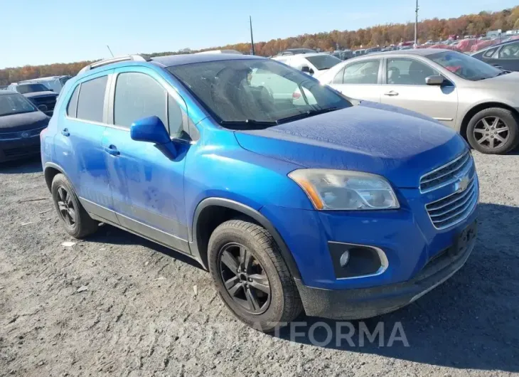 CHEVROLET TRAX 2016 vin KL7CJPSB1GB589542 from auto auction Iaai