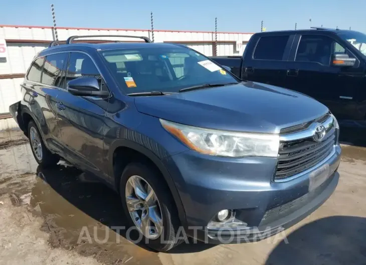 TOYOTA HIGHLANDER 2015 vin 5TDYKRFHXFS065975 from auto auction Iaai