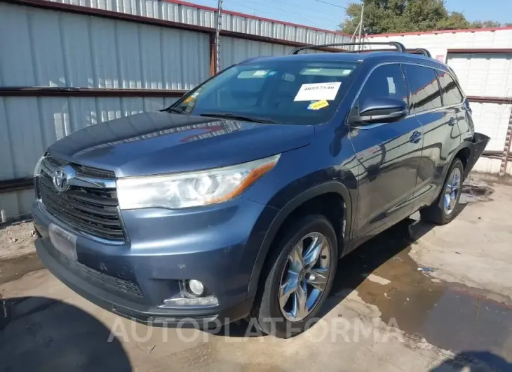 TOYOTA HIGHLANDER 2015 vin 5TDYKRFHXFS065975 from auto auction Iaai