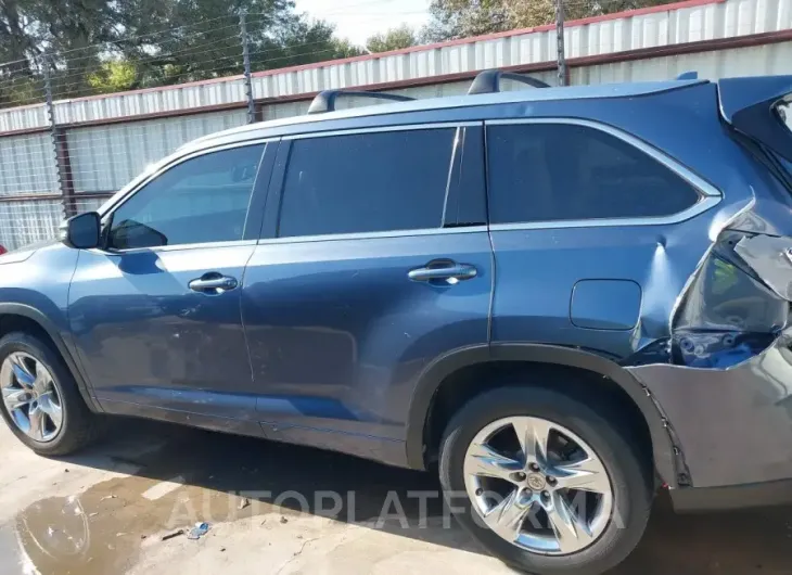 TOYOTA HIGHLANDER 2015 vin 5TDYKRFHXFS065975 from auto auction Iaai