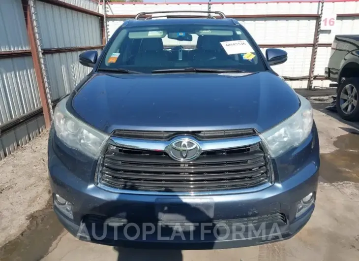 TOYOTA HIGHLANDER 2015 vin 5TDYKRFHXFS065975 from auto auction Iaai