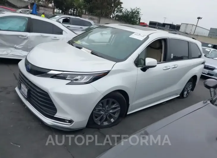 TOYOTA SIENNA 2022 vin 5TDYRKEC1NS083367 from auto auction Iaai