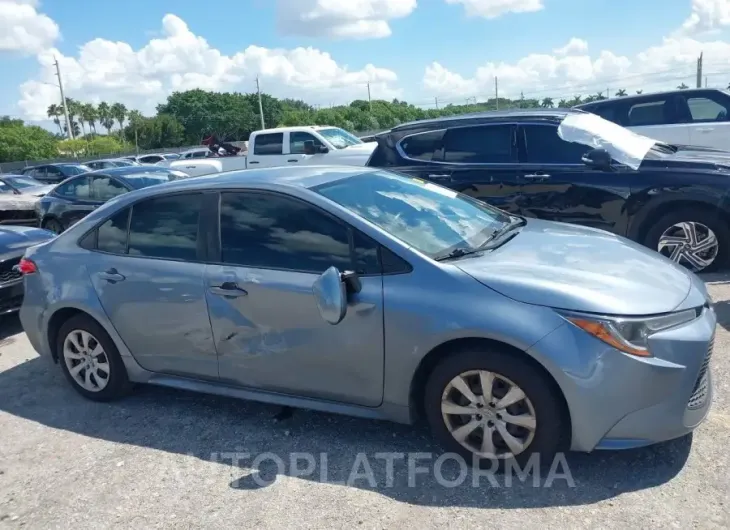 TOYOTA COROLLA 2021 vin JTDEPMAE6MJ126768 from auto auction Iaai