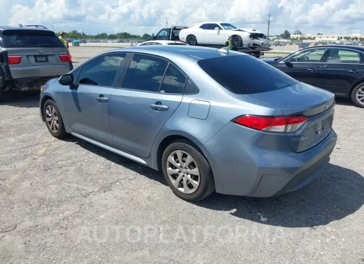 TOYOTA COROLLA 2021 vin JTDEPMAE6MJ126768 from auto auction Iaai