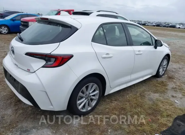 TOYOTA COROLLA 2023 vin JTND4MBE6P3211990 from auto auction Iaai