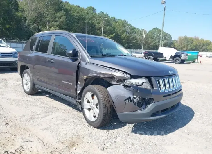 JEEP COMPASS 2016 vin 1C4NJCBAXGD560783 from auto auction Iaai